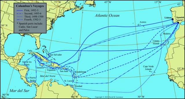 The Four Voyages of Columbus, 1492-1503